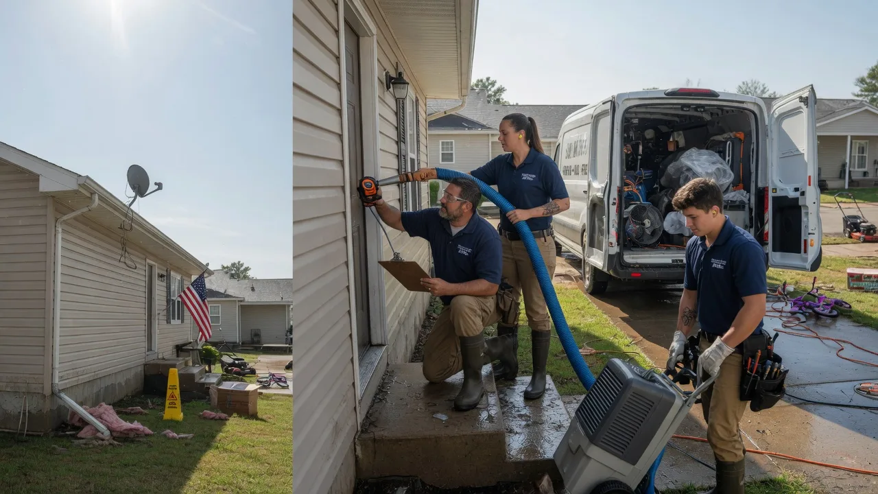Ceiling Water Damage Restoration in Santa Anna, TX near me